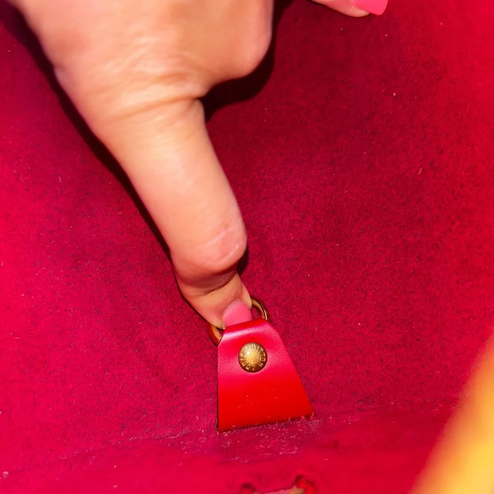 Louis Vuitton Red Satchel Bag - Picture 14 of 16